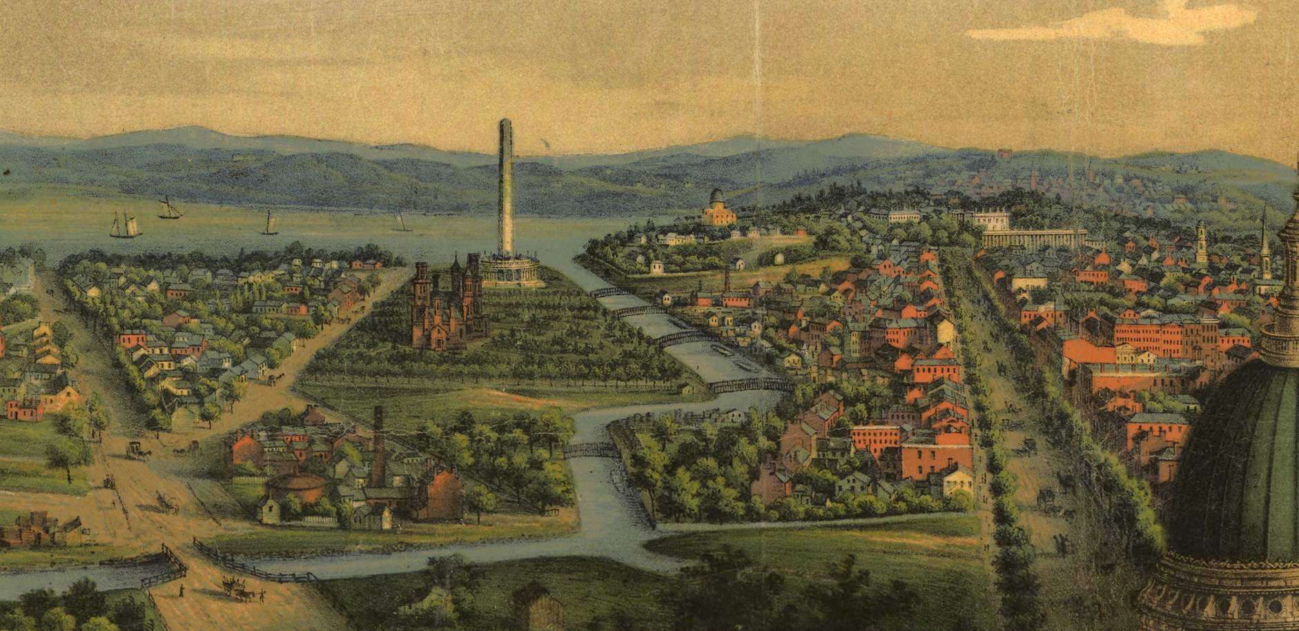 Washington City Canal buried beneath Constitution Avenue photo 2